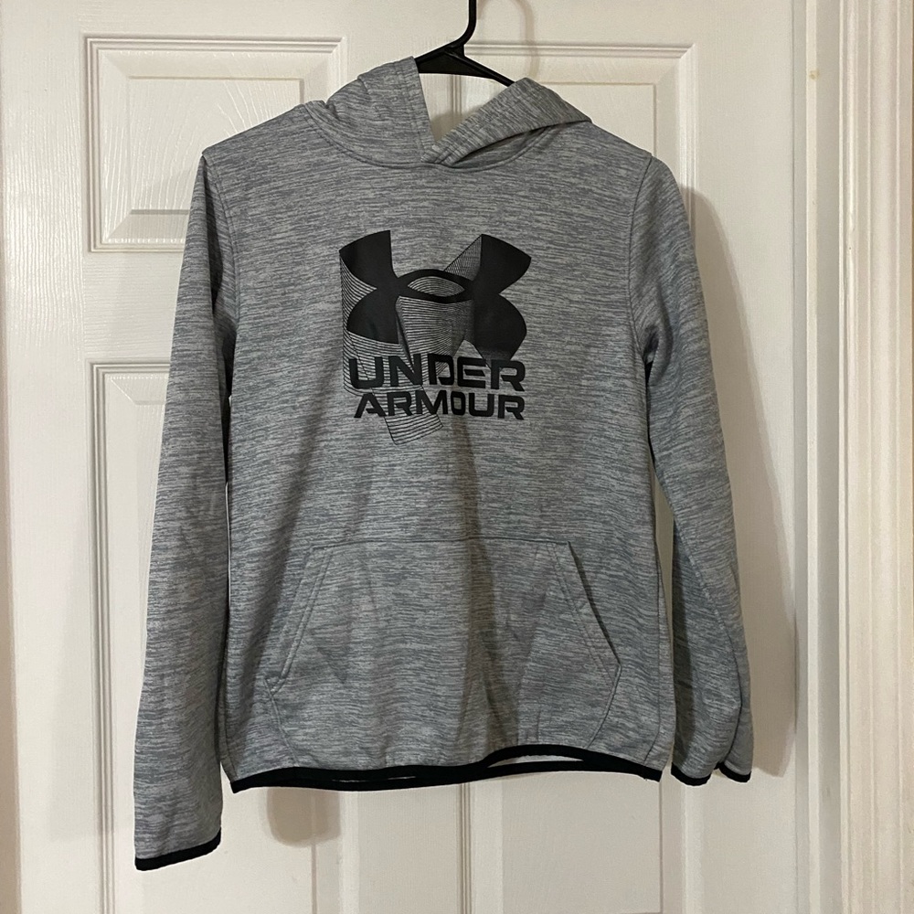 Boy’s L Under Armour Hoodie Gray